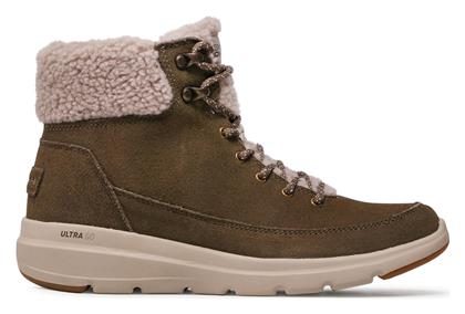 Skechers Glacial Ultra Suede Γυναικεία Αρβυλάκια Olive