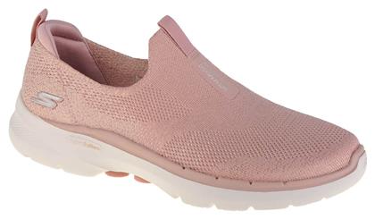 Skechers Go Walk 6 Γυναικεία Slip-On Ροζ