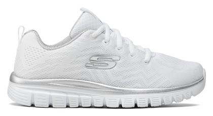 Skechers Graceful Get Connected Γυναικεία Αθλητικά Παπούτσια Running Λευκά