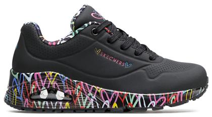 Skechers Loving Love Γυναικεία Sneakers Μαύρα