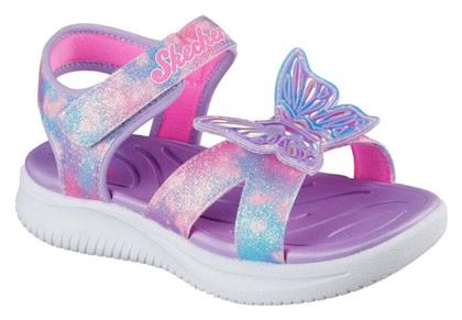 Skechers Παιδικά Πέδιλα με Σκρατς & Φωτάκια