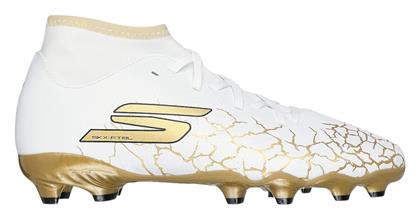Skechers Παιδικά Ποδοσφαιρικά Παπούτσια Ψηλά Youth με Τάπες Λευκά από το Modivo
