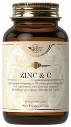 Sky Premium Life Zinc & Vitamin C 60 ταμπλέτες