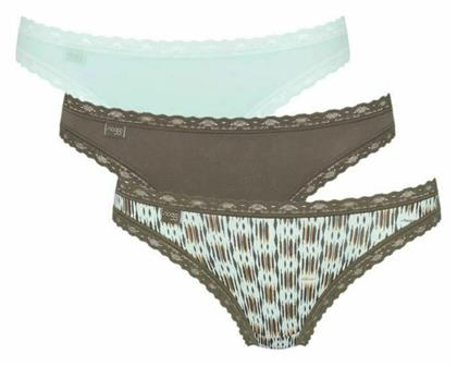 Sloggi Γυναικεία Brazil 3Pack Καφέ