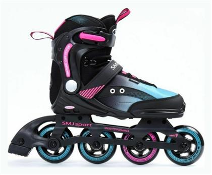 SMJ Sport HS-TNK -000013980 Inline Αυξομειούμενα Rollers Μαύρα Ενηλίκων από το MybrandShoes