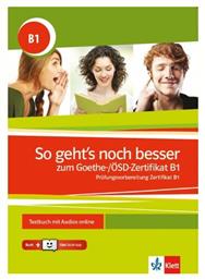 So Geht's Z Goethe-/ösd Zert B1,tb + Glossar + Audios Onl + Klett Book-app