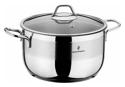 Sofram Soft Βαθιά Ανοξείδωτη Κατσαρόλα