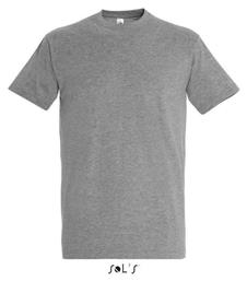 Sol's Imperial Ανδρικό Διαφημιστικό T-shirt Κοντομάνικο Grey Melange