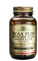 Solgar BCAA Plus 50 φυτικές κάψουλες Unflavoured
