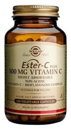 Solgar Ester-C Plus Βιταμίνη για Ενέργεια & Ανοσοποιητικό 500mg 100 φυτικές κάψουλες από το Pharm24