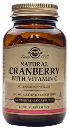 Solgar Natural Cranberry with Vitamin C 60 x 1 φυτικές κάψουλες