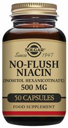 Solgar No-Flush Niacin 500mg 50 φυτικές κάψουλες