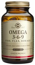 Solgar Omega 3 6 9 Fish, Flax, Borage Ιχθυέλαιο 60 μαλακές κάψουλες από το Pharm24