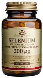 Solgar Selenium 200mcg 100 ταμπλέτες