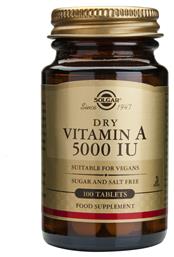 Solgar Vitamin A 5000 IU 100 ταμπλέτες