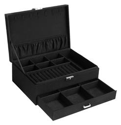 Songmics Μπιζουτιέρα Κουτί με Συρτάρι 27x18.5x10.5cm