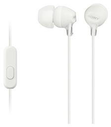 Sony MDR-EX15AP In-ear Handsfree με Βύσμα 3.5mm Λευκό από το e-shop