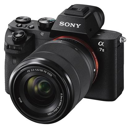 Sony Mirrorless Φωτογραφική Μηχανή α7 Mark II Full Frame Kit (FE 28-70mm F3.5-5.6 OSS) Black