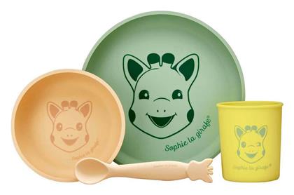 Sophie La Girafe Σετ Φαγητού από Σιλικόνη 4τμχ