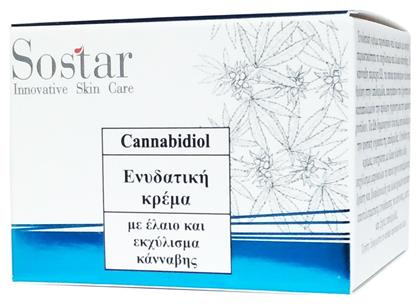 Sostar Cannabidiol 24ωρη Κρέμα Προσώπου για Ενυδάτωση με Aloe Vera & Κάνναβη 50ml από το Pharm24