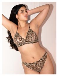 Σουτιέν Bralette Λεοπάρ Δαντέλα