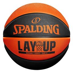 Spalding Μπάλα Μπάσκετ Outdoor Lay up Orange/Black Size 7 από το Plus4u