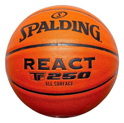 Spalding React TF-250 Μπάλα Μπάσκετ Indoor/Outdoor από το MybrandShoes