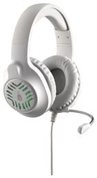 Spartan Gear Medusa Over Ear Gaming Headset με σύνδεση 3.5mm White/Grey από το e-shop