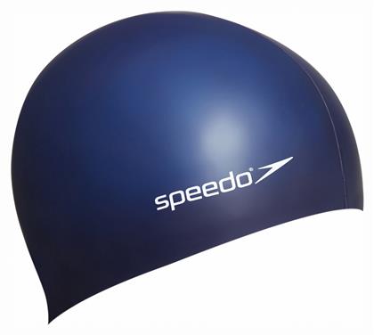 Speedo Plain Flat Σκουφάκι Κολύμβησης Ενηλίκων από Σιλικόνη Μπλε από το Sportcafe