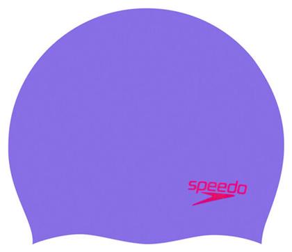 Speedo Plain Moulded Σκουφάκι Κολύμβησης Παιδικό από Σιλικόνη Μωβ από το Outletcenter