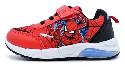 Spiderman Παιδικά Sneakers Ανατομικά Κόκκινα