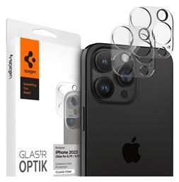 Spigen Cover Optik.tr Προστασία Κάμερας Tempered Glass Διάφανο για το iPhone 14 Pro / 14 Pro Max / 15 Pro / 15 Pro Max από το e-shop