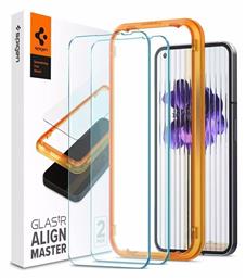 Spigen Glas.tr AlignMaster Tempered Glass 2τμχ (Spigen, Alm Glas.Tr, Slim, 2 Pack, Nothing, Clear)