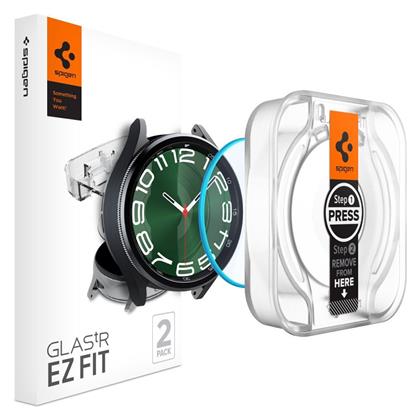Spigen Glas.tR EZ Fit Tempered Glass για το Galaxy Watch6 Classic 47mm 2τμχ AGL07066