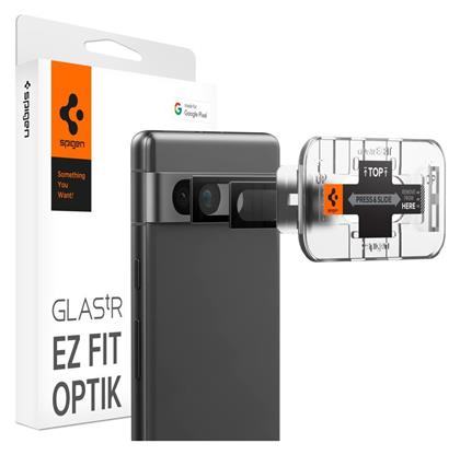 Spigen Glas.tR EZFit Optik Lens Προστασία Κάμερας Tempered Glass Μαύρο για το Google Pixel 7a