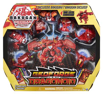 Spin Master Παιχνίδι Μινιατούρα GeoForge Dragonoid Bakugan για 6+ Ετών (Διάφορα Σχέδια) 1τμχ