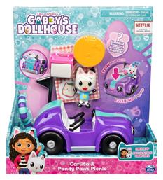 Spin Master Παιχνίδι Μινιατούρα Gabby´s Dollhouse Carlita & Pandy Paws Picnic για 3+ Ετών από το Toyscenter