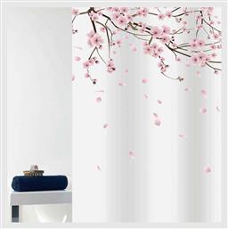 Spirella Almond Κουρτίνα Μπάνιου Υφασμάτινη 180x200cm Pink από το Agiovlasitishome