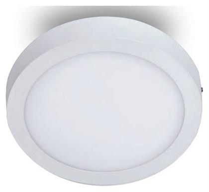 Spot Light Στρογγυλό Εξωτερικό LED Panel Ισχύος 20W με Φυσικό Λευκό Φως 22.5x22.5εκ. από το Polihome