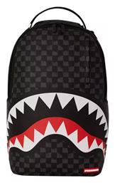 Sprayground Σχολική Τσάντα Drip Check Shark Πλάτης Γυμνασίου - Λυκείου Πολύχρωμη 20lt