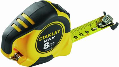 Stanley Μετροταινία με Αυτόματη Επαναφορά και Μαγνήτη 25mm x 8m