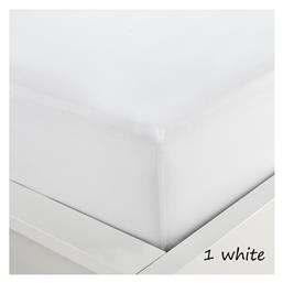 Sunshine Σεντόνι Υπέρδιπλο με Λάστιχο 160x200x40εκ. Menta 152 1 White από το MyCasa