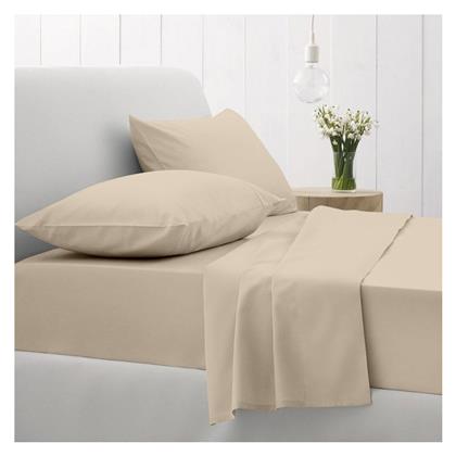 Sunshine Σετ Σεντόνια Διπλά 200x270εκ. Cotton Feelings 109 Sand από το MyCasa