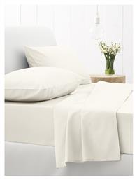 Sunshine Σετ Σεντόνια Υπέρδιπλα 235x270εκ. Cotton Feelings 100 White από το MyCasa