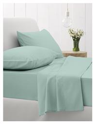 Sunshine Σετ Σεντόνια Μονά με Λάστιχο 105x205x30εκ. Cotton Feelings 105 Aqua από το Aithrio