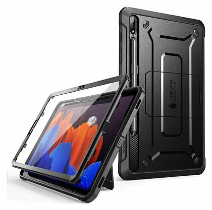 Supcase Unicorn Beetle Pro Back Cover Πλαστικό Μαύρο (Galaxy Tab S7+)