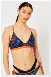 Superdry Bikini Τριγωνάκι Floral Navy Μπλε