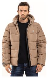 Superdry Μπουφάν Puffer Καφέ