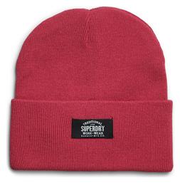 Superdry Classic Beanie Unisex Σκούφος Πλεκτός σε Κόκκινο χρώμα