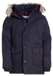 Superdry D3 Everest Twin Peaks Jacket Dark Navy Μπουφάν Παρκά Μπλε